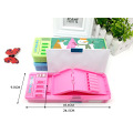 Multi-functional foldable stationery kit pencil case box